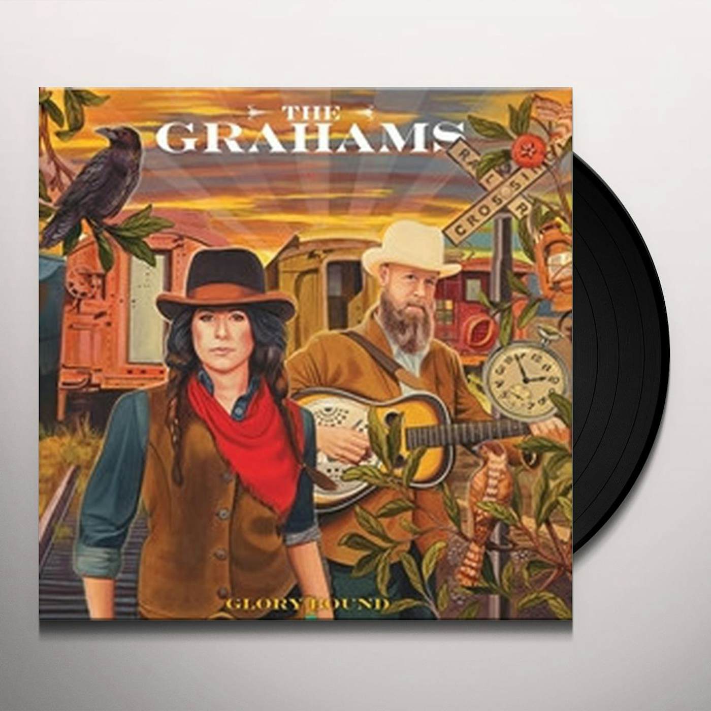 The Grahams GLORY BOUND / RATTLE THE HOCKS Vinyl Record