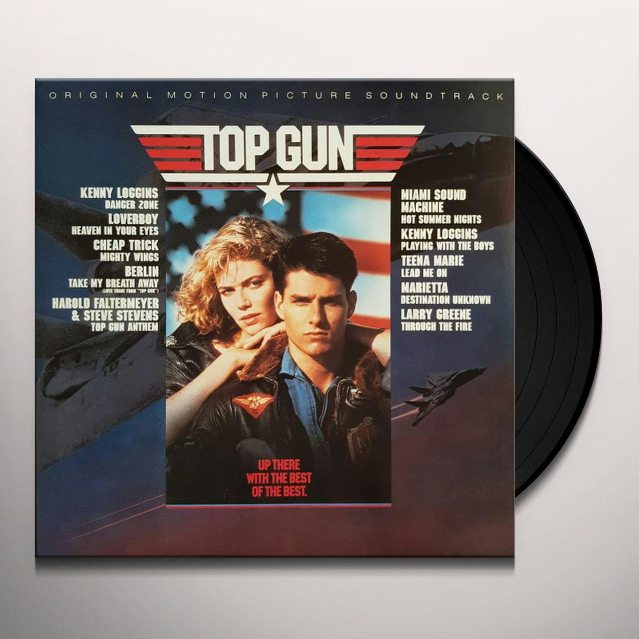 TOP GUN Original Soundtrack Vinyl Record