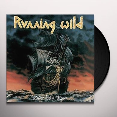 Running Wild UNDER JOLLY ROGER Vinyl Record