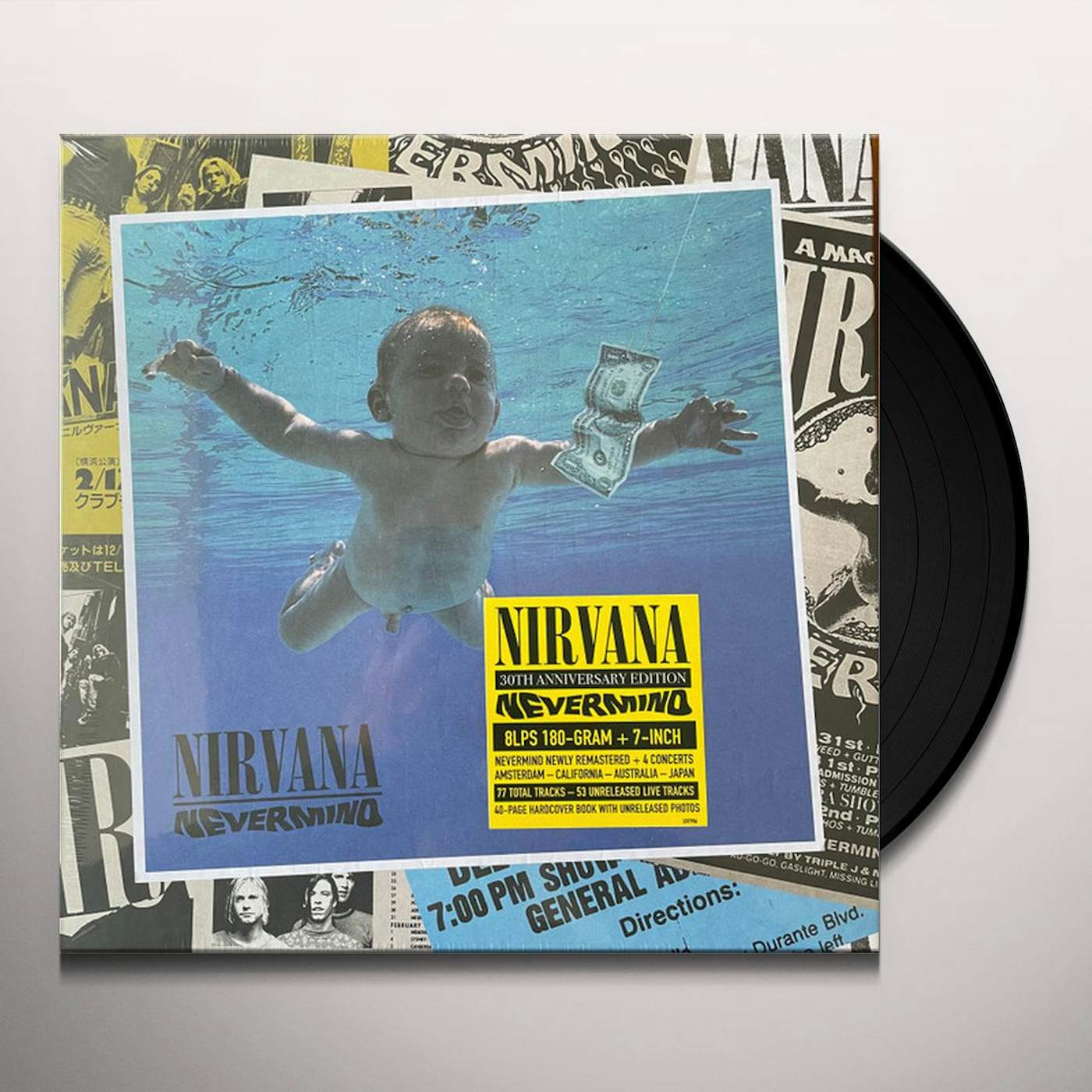 Nirvana NEVERMIND (30TH ANNIVERSARY/SUPER DELUXE/8LP/7INCH) Vinyl Record