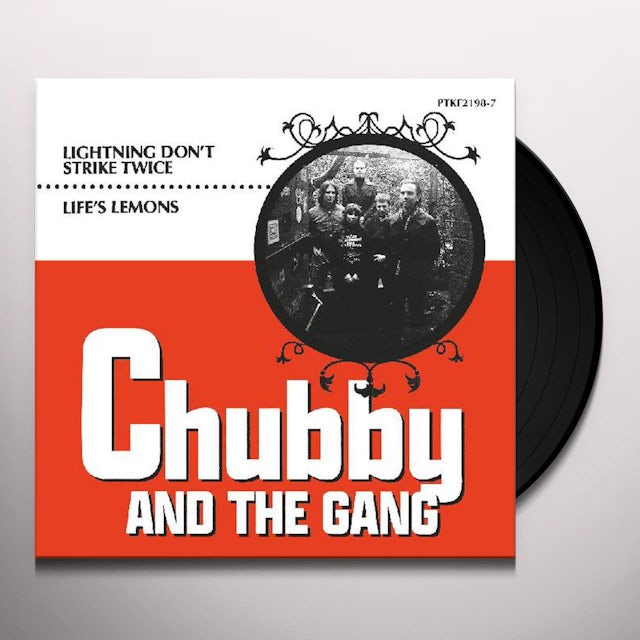 Chubby And The Gang Lightning Don T Strike Twice Life Vinyl Record Chubby And The Gang Lightning Don T Strike Twice Life Vinyl Record