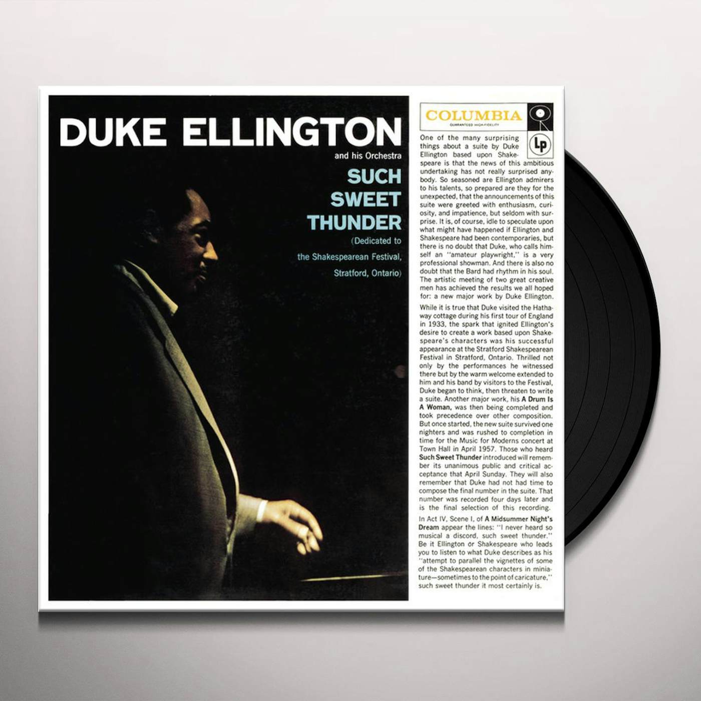 Duke Ellington SUCH SWEET THUNDER Vinyl Record - 180 Gram Pressing