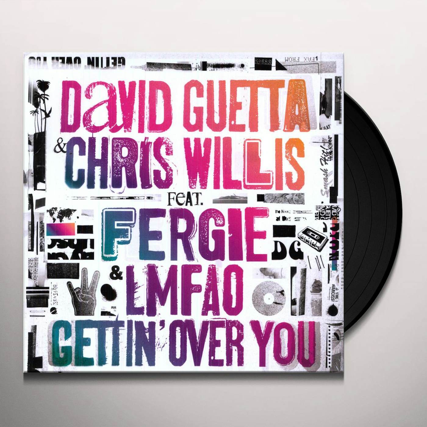 David Guetta GETTIN OVER YOU Vinyl Record